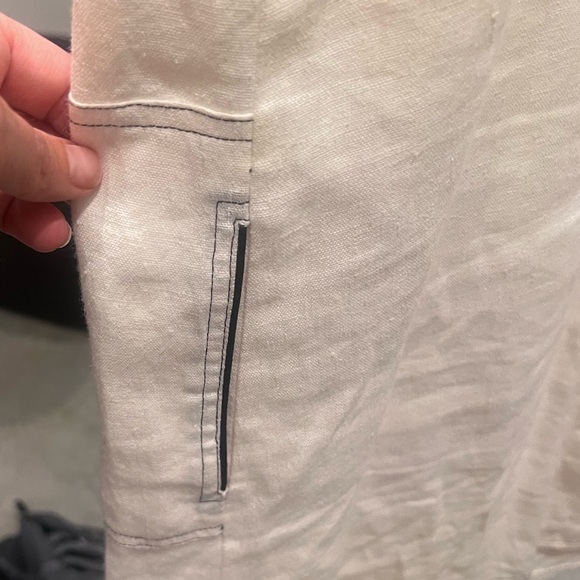 Designer linen swing dress - Picture 8 of 8